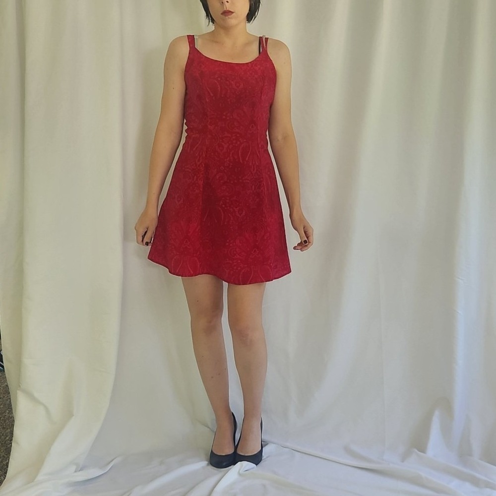 90s‎ Pink Mini Dress with Corset Back
